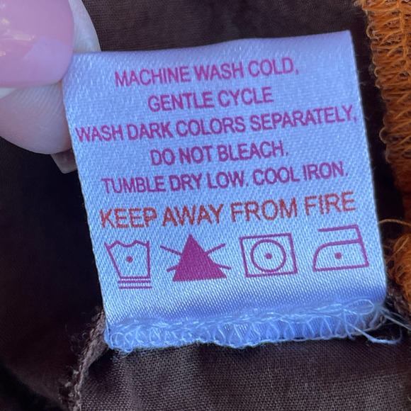 Beetlejuice Skirt Girls Size 7 Brown Polka Dot Floral Layered - Picture 6 of 9